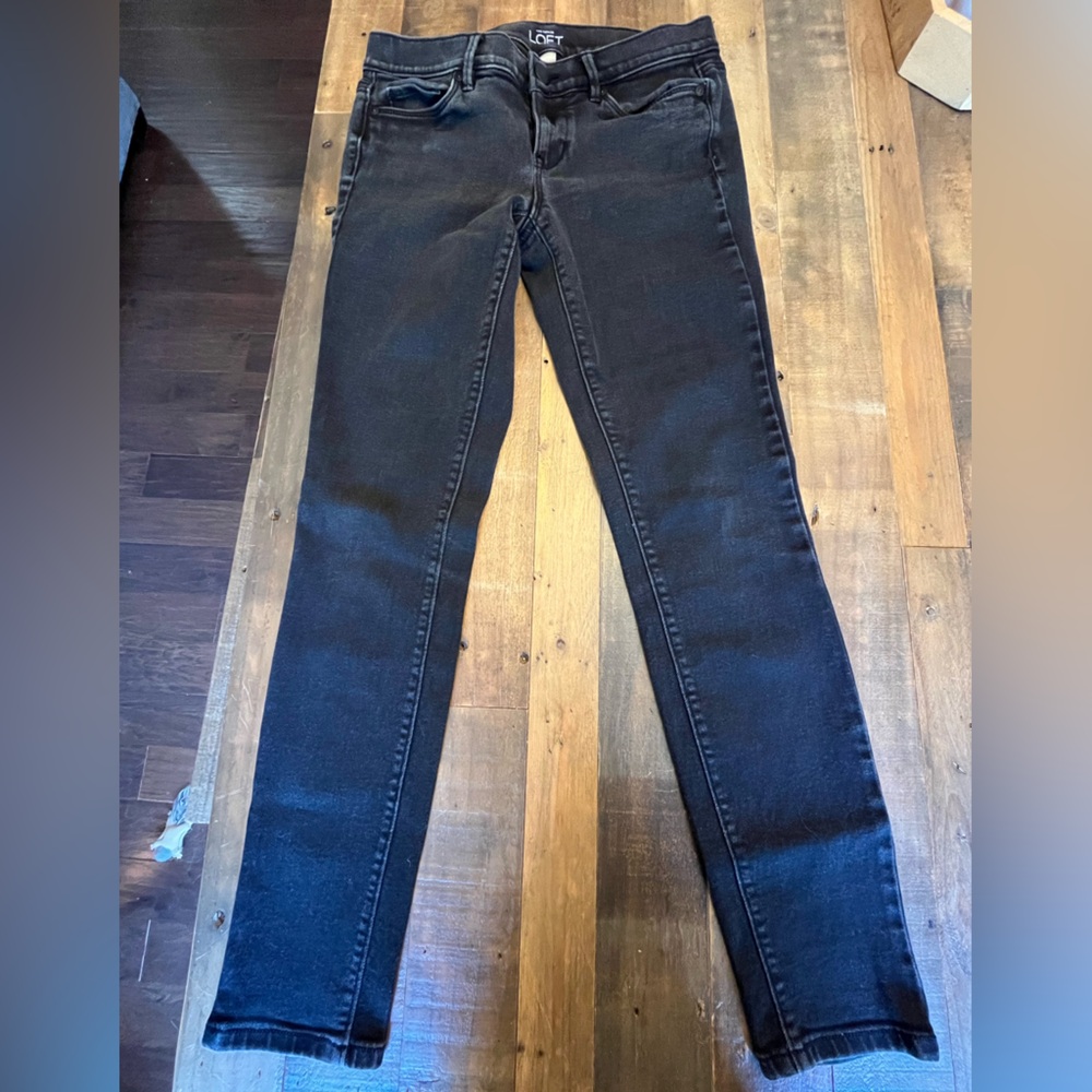 Loft Black Skinny Jeans